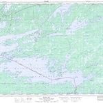 Natural Resources Canada Seine Bay, ON (052C10 CanMatrix) digital map