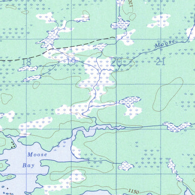 Natural Resources Canada Seine Bay, ON (052C10 CanMatrix) digital map