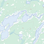 Natural Resources Canada Semmens River, MB (053N04 Toporama) digital map