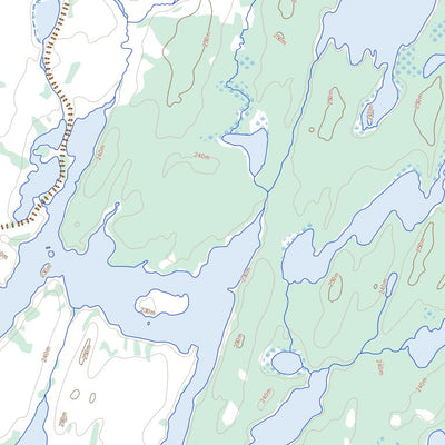 Natural Resources Canada Sennett Lake (053A15 Toporama) digital map