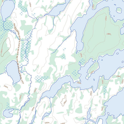 Natural Resources Canada Sennett Lake (053A15 Toporama) digital map