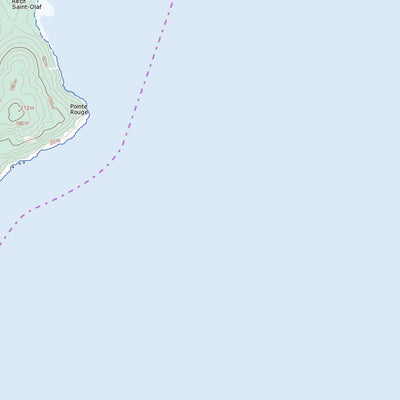 Natural Resources Canada Sept-Îles, QC (022J01 Toporama) digital map