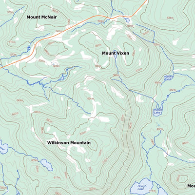Natural Resources Canada Serpentine Lake, NB (021O02 Toporama) digital map