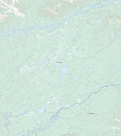 Natural Resources Canada Seven Mile Canyon, YT (105N14 Toporama) digital map
