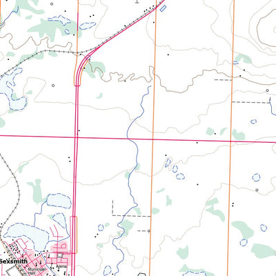 Natural Resources Canada Sexsmith (083M07 Toporama) digital map