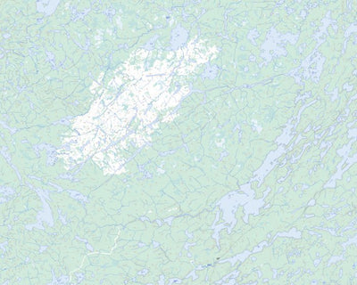 Natural Resources Canada Shabumeni Lake, ON (052N07 Toporama) digital map