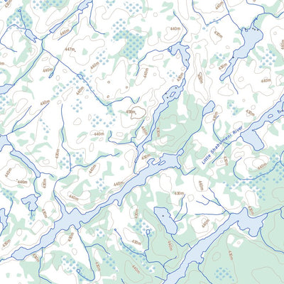 Natural Resources Canada Shabumeni Lake, ON (052N07 Toporama) digital map