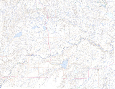 Natural Resources Canada Shanks Lake, AB (082H02 Toporama) digital map