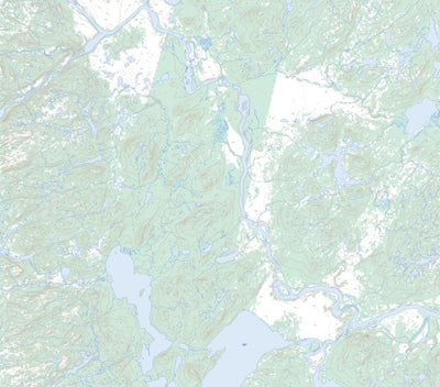 Natural Resources Canada Shapio Lake, NL (013N03 Toporama) digital map