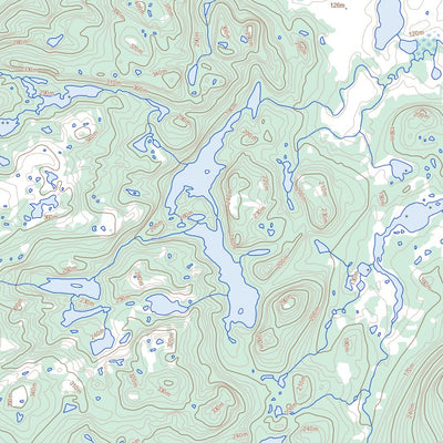 Natural Resources Canada Shapio Lake, NL (013N03 Toporama) digital map