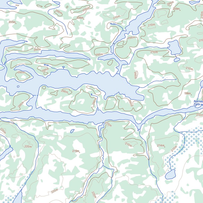 Sharpe Lake, MB (053K05 Toporama) Map by Natural Resources Canada ...