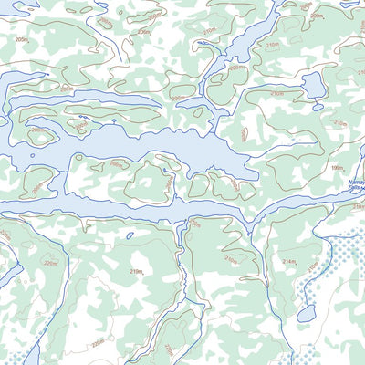 Natural Resources Canada Sharpe Lake, MB (053K05 Toporama) digital map