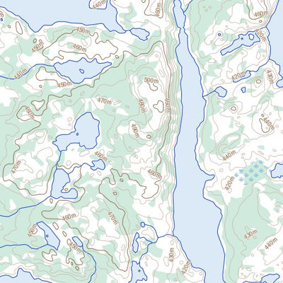Natural Resources Canada Sharples Lake, NT (085P15 Toporama) digital map