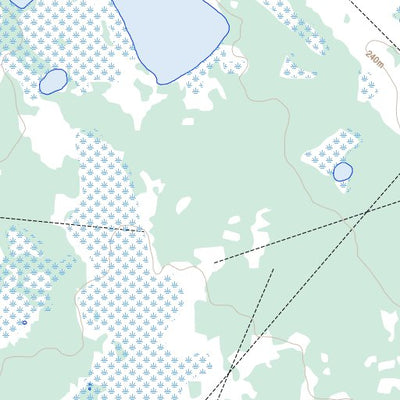 Natural Resources Canada Sharun Lake, NT (085K04 Toporama) digital map