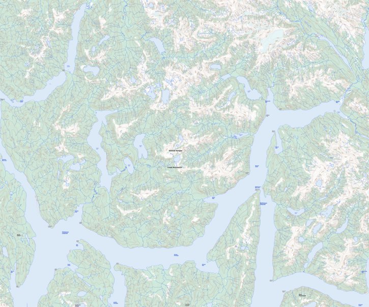 Sheep Passage (103A16 Toporama) Map by Natural Resources Canada ...