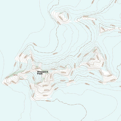 Natural Resources Canada Sheppard Peak, BC (104F10 Toporama) digital map