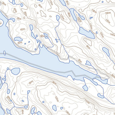 Natural Resources Canada Sherer Inlet, NU (046K15 Toporama) digital map