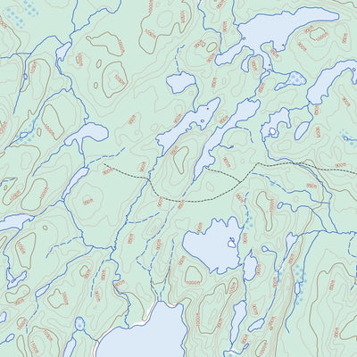 Natural Resources Canada Shesheeb Bay, ON (052A09 Toporama) digital map