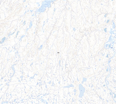 Natural Resources Canada Shoran Lake, NT (098D09 Toporama) digital map