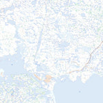 Natural Resources Canada Sid Lake, NT (075I08 Toporama) digital map