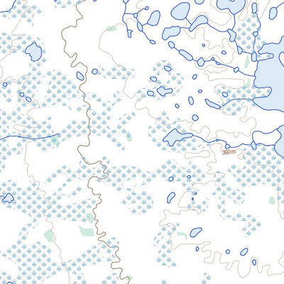 Natural Resources Canada Sid Lake, NT (075I08 Toporama) digital map