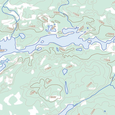 Natural Resources Canada Siltaza Lake, NT (075K04 Toporama) digital map