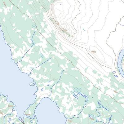 Natural Resources Canada Sims Lake, NL (023H13 Toporama) digital map