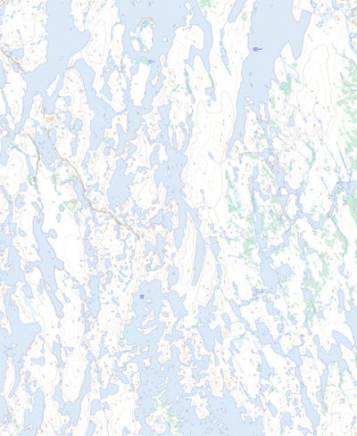 Natural Resources Canada Sinclair Falls, NU (066G15 Toporama) digital map