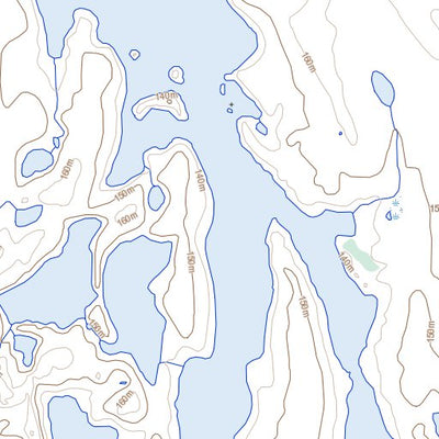 Natural Resources Canada Sinclair Falls, NU (066G15 Toporama) digital map