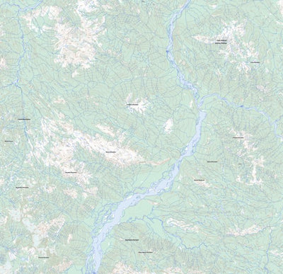 Natural Resources Canada Sinwa Creek, BC (104K14 Toporama) digital map