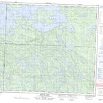 Natural Resources Canada Sisipuk Lake, MB (063N12 CanMatrix) digital map