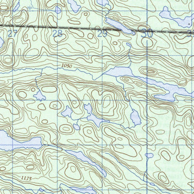 Natural Resources Canada Sisipuk Lake, MB (063N12 CanMatrix) digital map