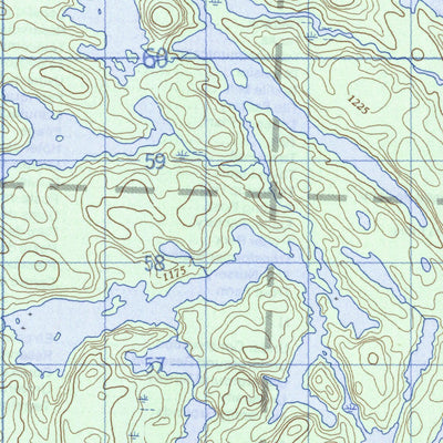 Natural Resources Canada Sisipuk Lake, MB (063N12 CanMatrix) digital map