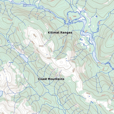 Natural Resources Canada Skowquiltz River, BC (093D11 Toporama) digital map