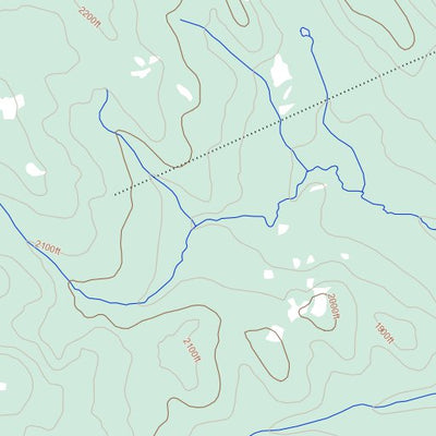 Natural Resources Canada Slim Lake (095N07 Toporama) digital map