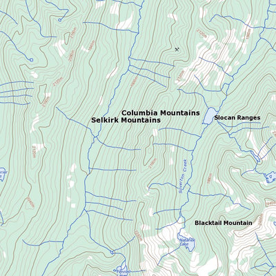 Natural Resources Canada Slocan (082F14 Toporama) digital map