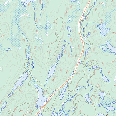 Natural Resources Canada Smalley Lake, SK (074B09 Toporama) digital map