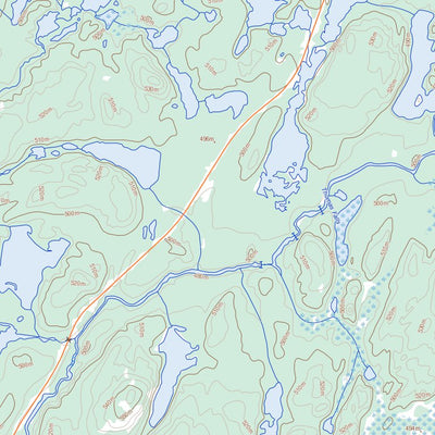 Natural Resources Canada Smalley Lake, SK (074B09 Toporama) digital map