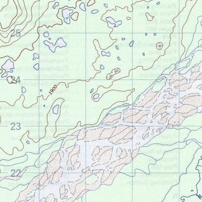 Natural Resources Canada Snag Creek, YT (115K08 CanMatrix) digital map