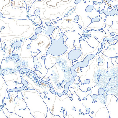 Natural Resources Canada Snow Bunting Lake, NU (056L01 Toporama) digital map