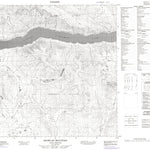 Natural Resources Canada Snowcap Mountain, YT (105L02 CanMatrix) digital map