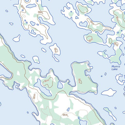 Natural Resources Canada Snug Lake, NU (055L08 Toporama) digital map