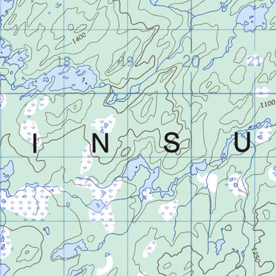 Natural Resources Canada Soufflets River, NL (012I07 CanMatrix) digital map