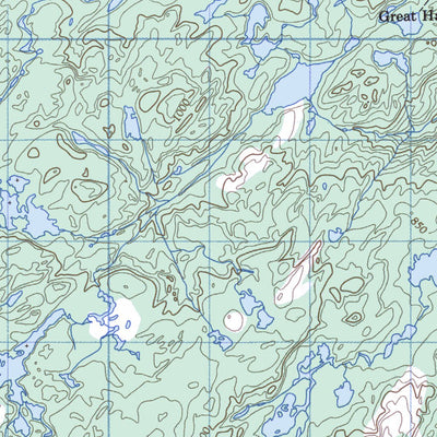 Natural Resources Canada Soufflets River, NL (012I07 CanMatrix) digital map