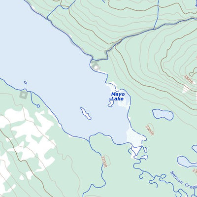 Natural Resources Canada South Nelson Creek, YT (105M10 Toporama) digital map