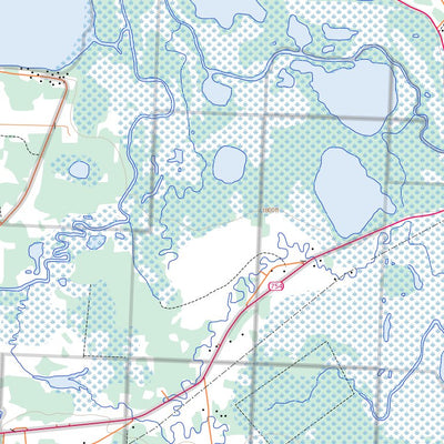 Natural Resources Canada South Wabasca Lake, AB (083P13 Toporama) digital map