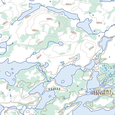 Natural Resources Canada Southby Lake, NT (075A11 Toporama) digital map