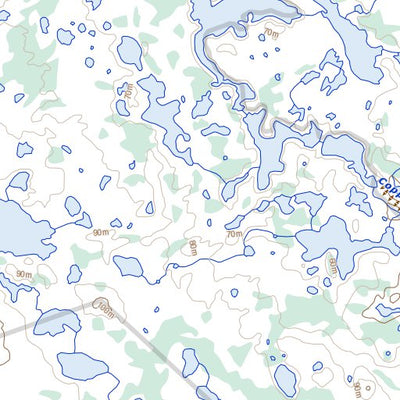 Natural Resources Canada Southern Lake, NU (055L01 Toporama) digital map