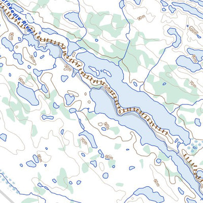 Natural Resources Canada Southern Lake, NU (055L01 Toporama) digital map