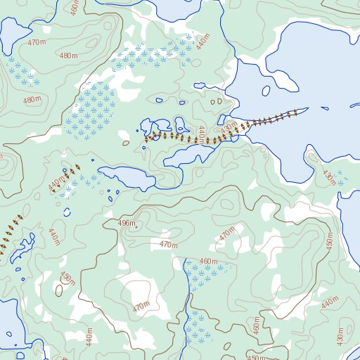 Spitfire Lake (075B13 Toporama) Map by Natural Resources Canada ...